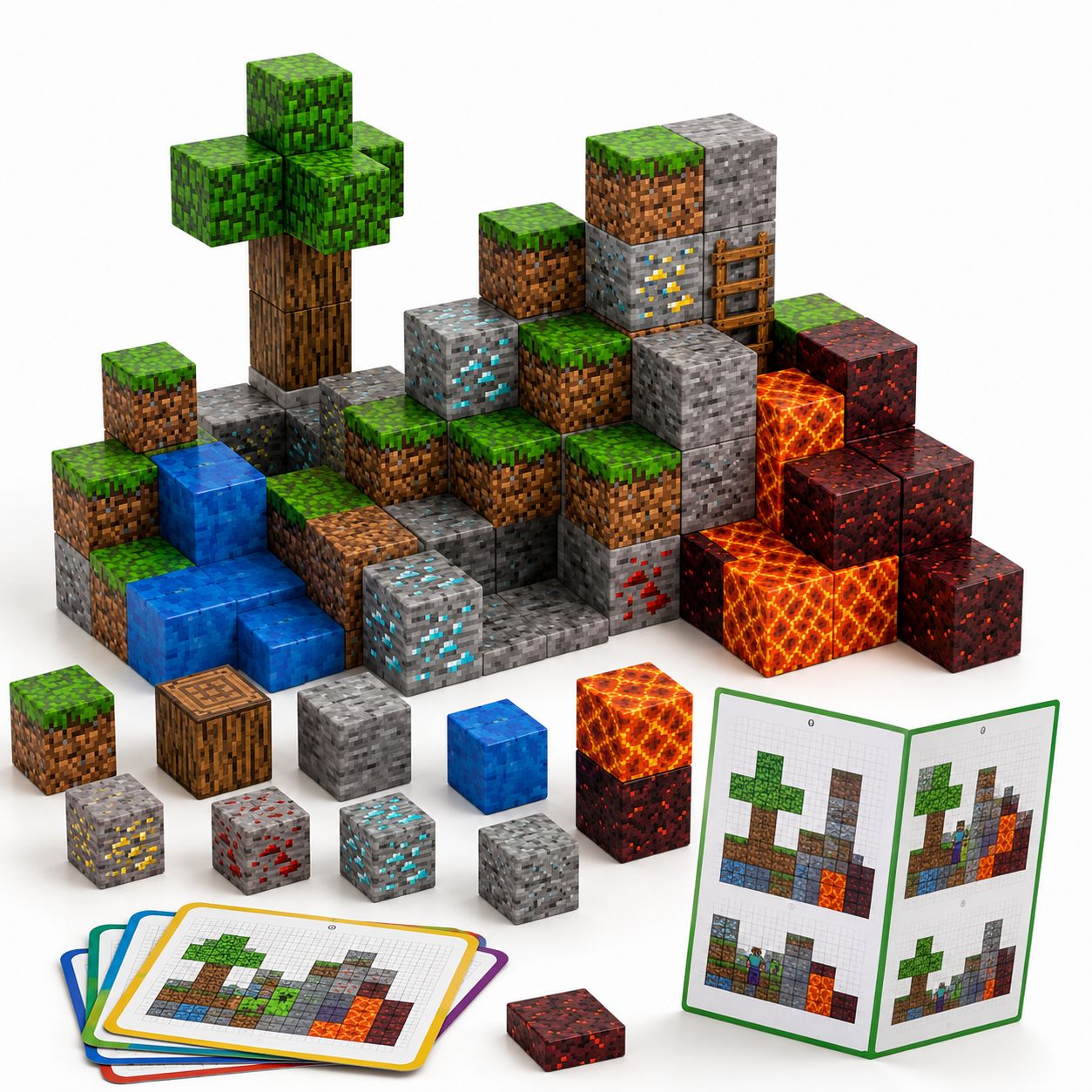 MinzoToys 87 Parça Magnetic My World Yapı Blokları
