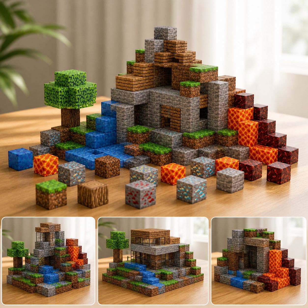 MinzoToys 87 Parça Magnetic My World Yapı Blokları