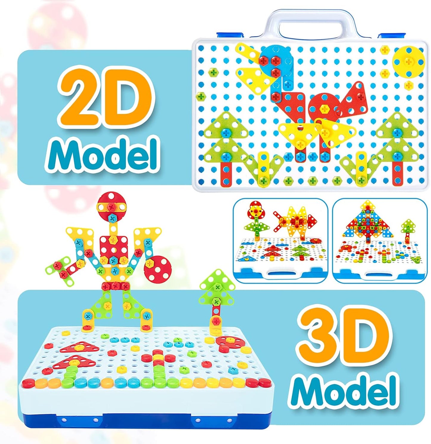 Matkaplı 3d Yaratıcı Tamir Seti Puzzle