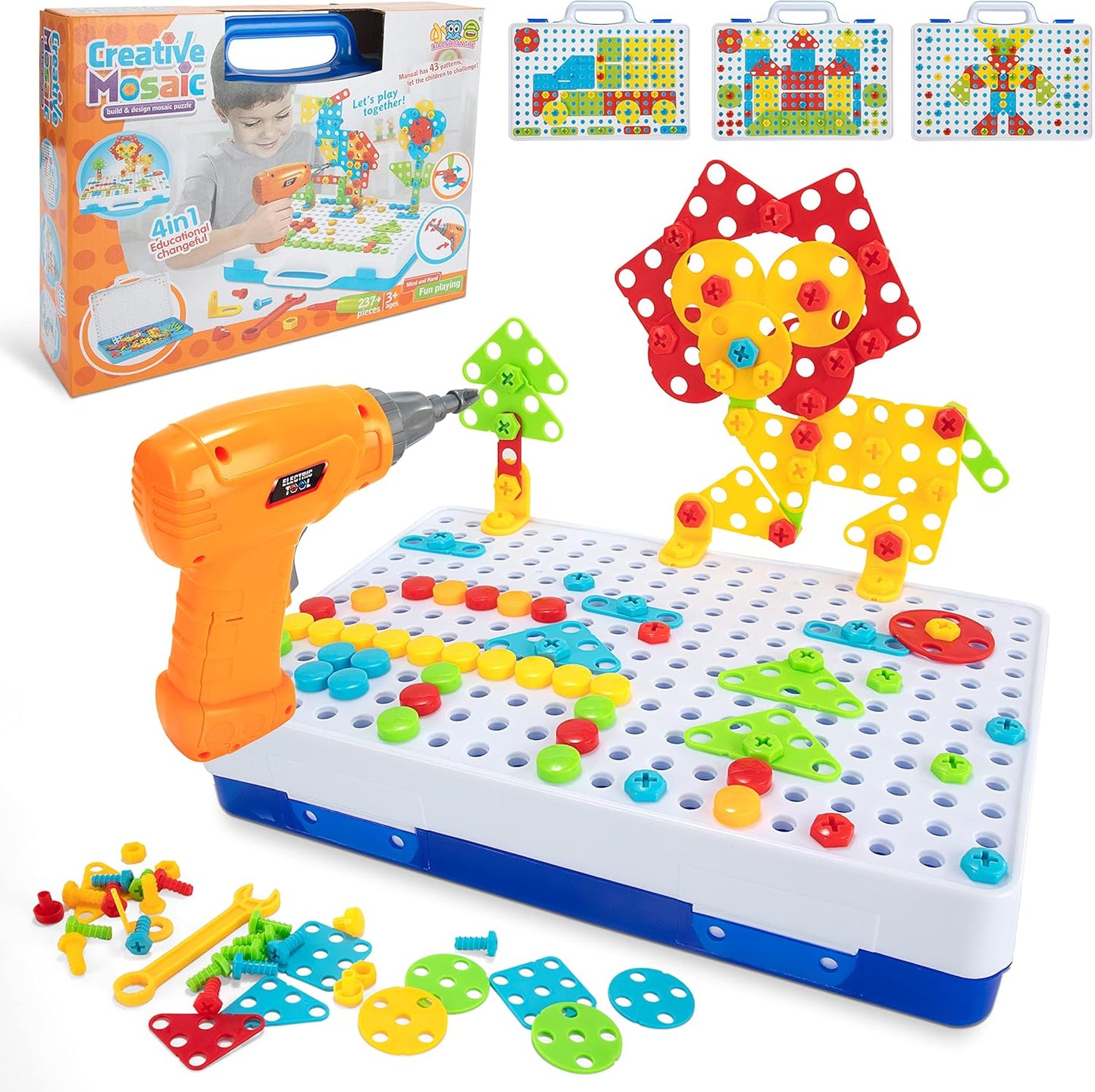 Matkaplı 3d Yaratıcı Tamir Seti Puzzle